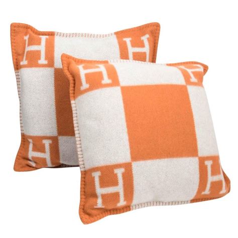 hermes plaid price|hermes pillows online.